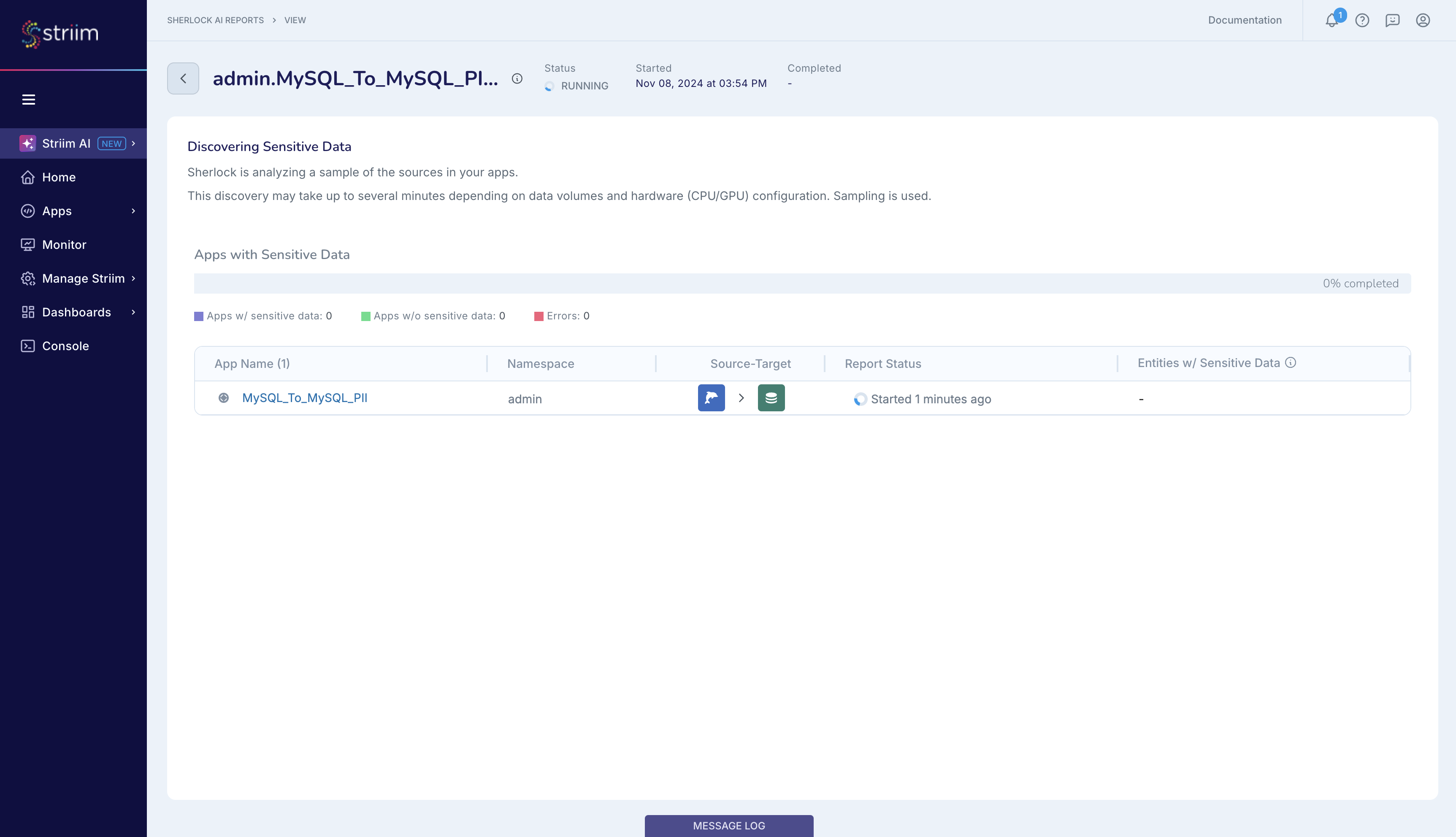 example-sensitivedatagovernance-3-sherlock_aimenu-3-running.png